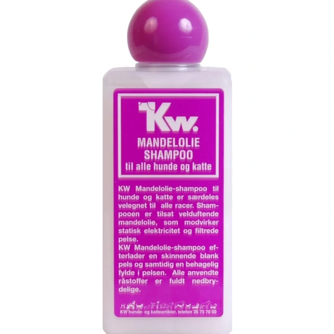 KW Hunde og Katteartikler KW Mandelolie Shampoo 200 ml