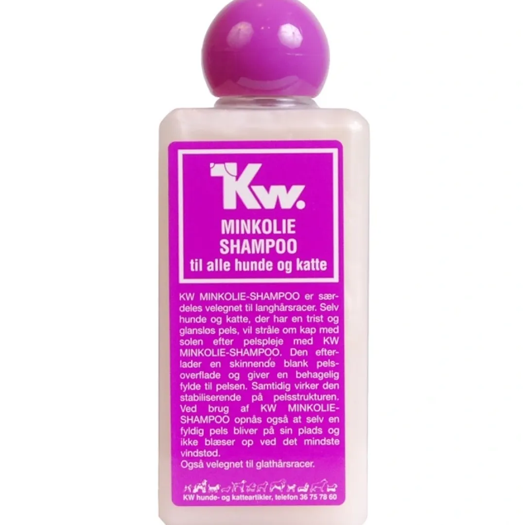 KW Hunde og Katteartikler KW Minkolie Shampoo 200 ml