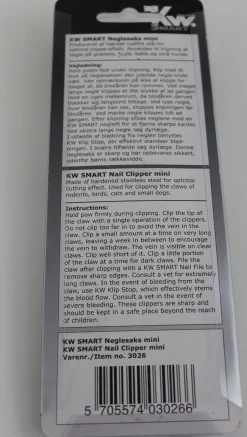 KW Hunde og Katteartikler KW Smart neglesaks mini
