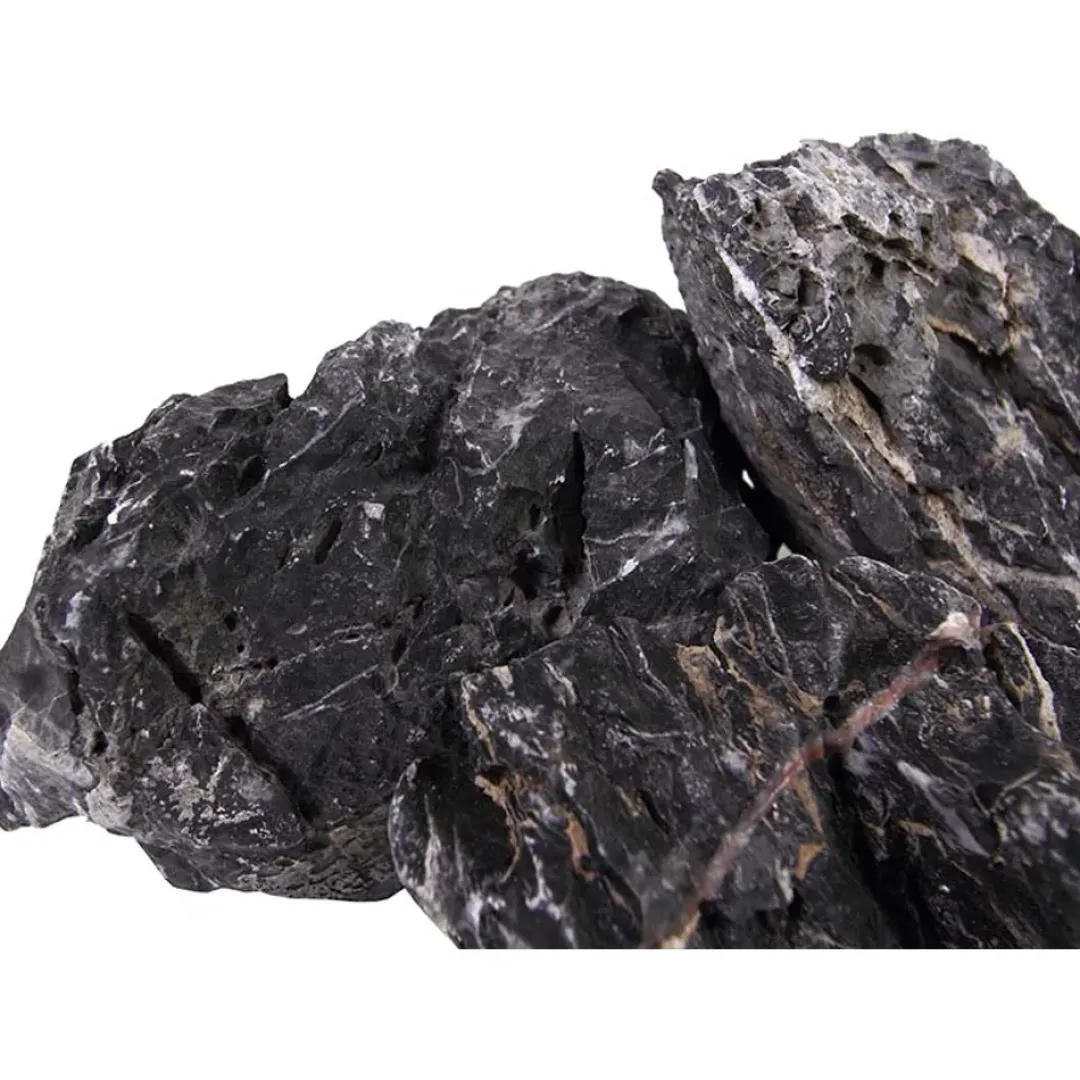 Dekoration til Akvarier og Terrarier Mini Landskab Premium Dark 1 kg - Aquascaping sten i mørk nuance