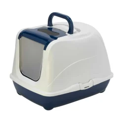 Moderna kattetoilet 50x39x37 cm i Blue Berry