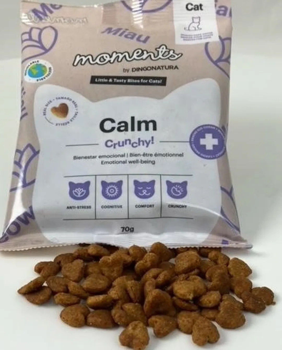 Natura Diet Super premium Hunde & kattefoder Moments Cat Calm snack 70 g