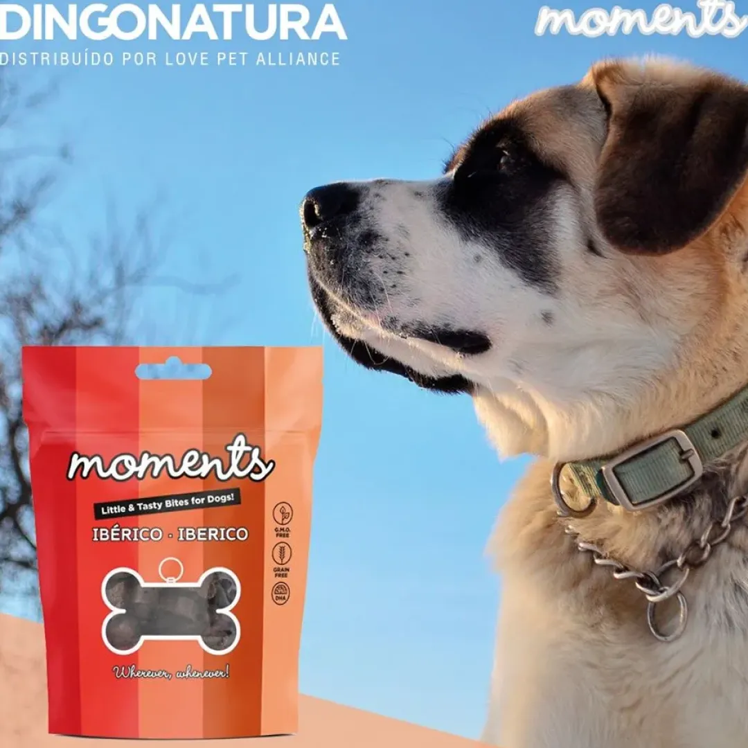 Natura Diet Super premium Hunde & kattefoder Moments hundesnack Iberisk skinke 60 g - naturlige hundegodbidder
