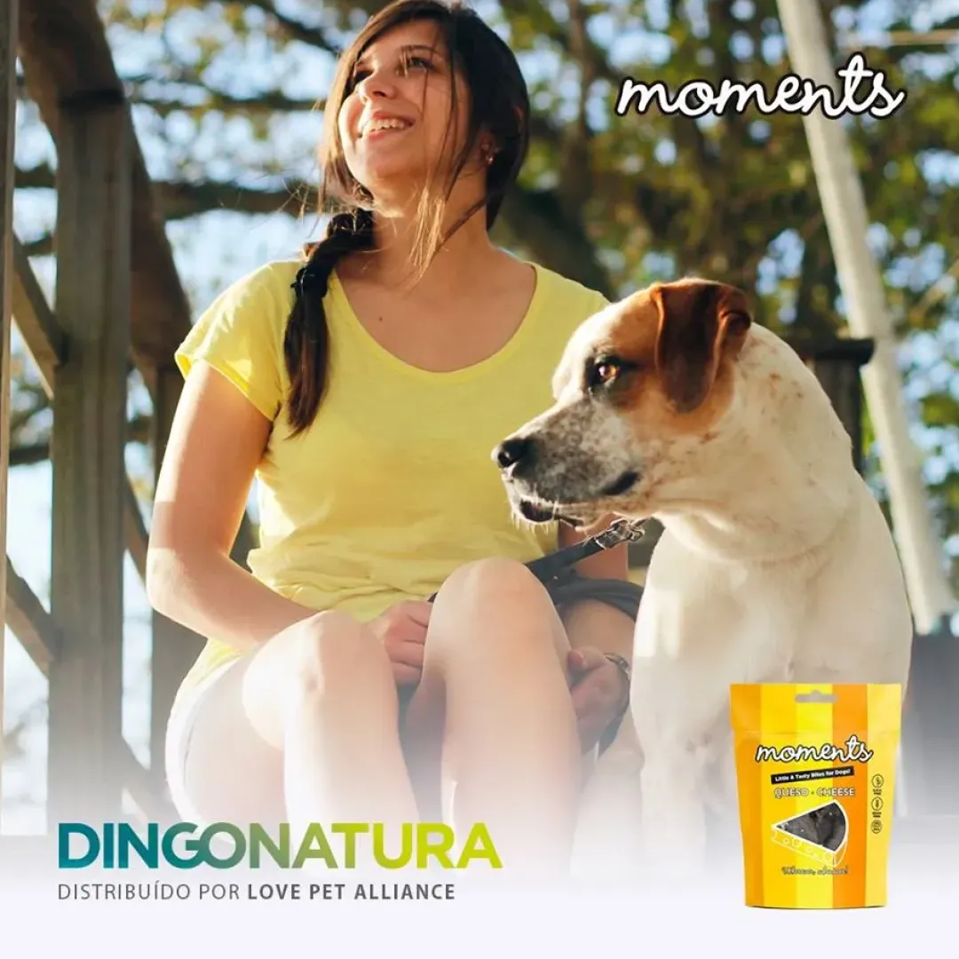 Natura Diet Super premium Hunde & kattefoder Moments hundesnack Kylling og Ost 60 g - naturlige hundegodbidder