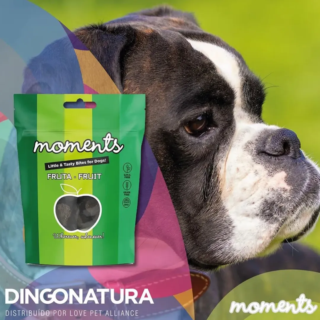 Natura Diet Super premium Hunde & kattefoder Moments hundesnack Kylling og Frugt 60 g - fuldfoder hundegodbidder
