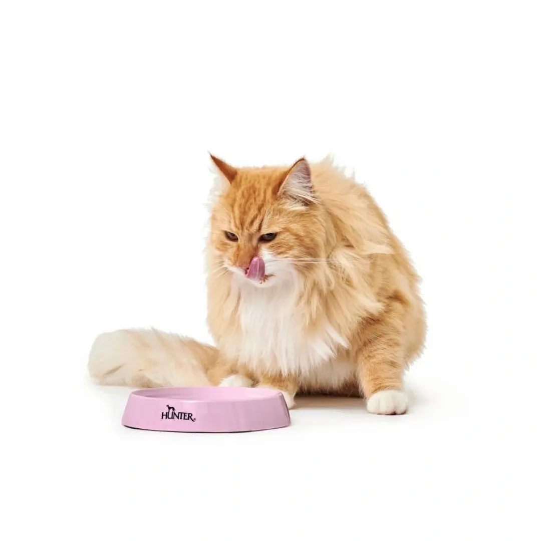 Hunter Moulins melamin katteskål Pink