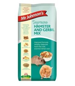 Mr Johnson - kvalitets gnaverfoder Mr Johnson Hamster og ørkenrottefoder 15 kg