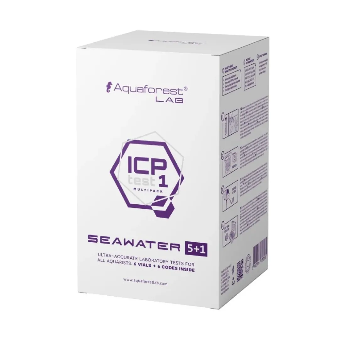 AquaForest Multipack ICP 5+1 - Seawater test