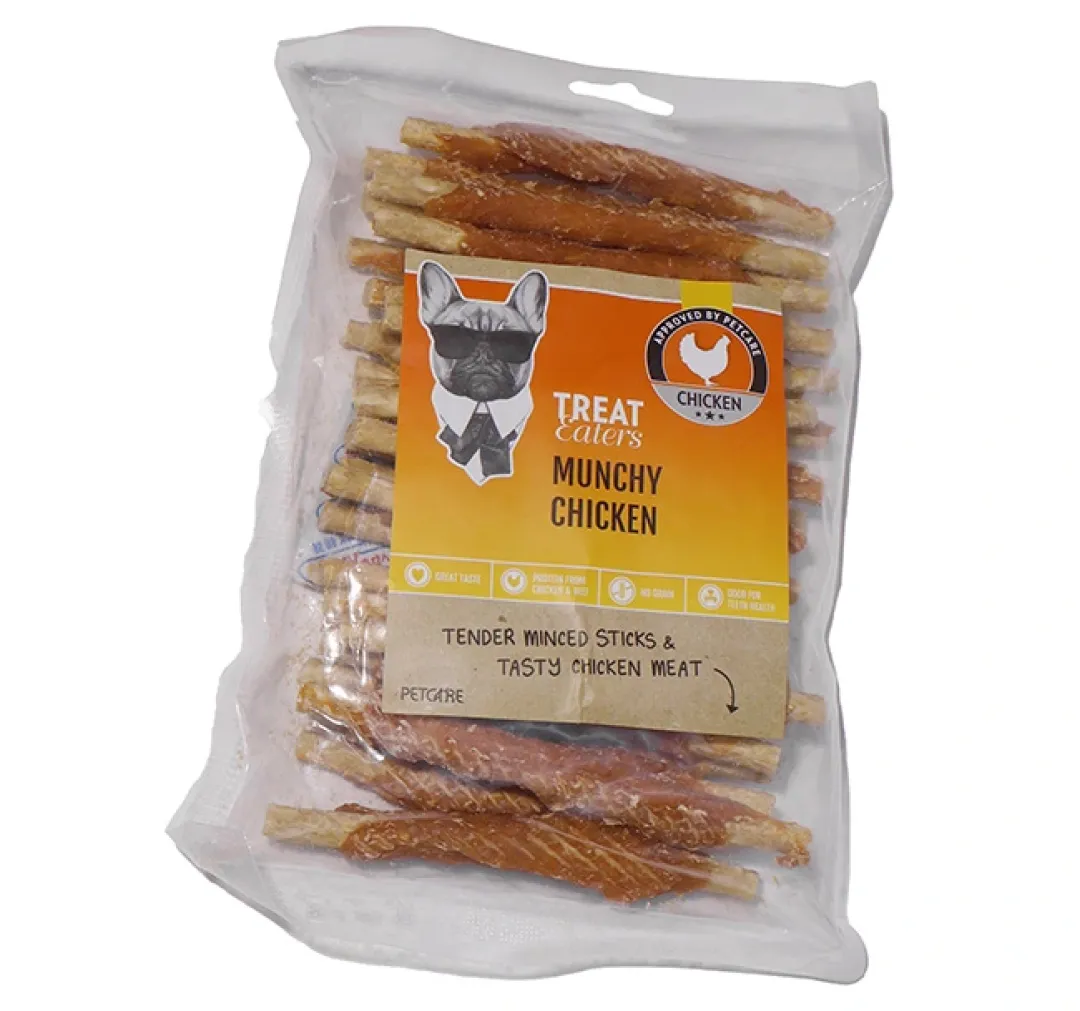 MiniZoo Munchy kylling tyggepinde 350 g