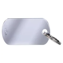My Family Hundetegn MyFamily Basic Military hundetegn chrome Small - Klassisk ID tegn i metal