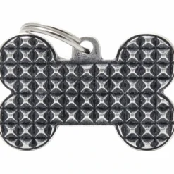 My Family Hundetegn My Family Bronx Studs Ben stor hundetegn grå sort