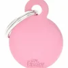 My Family Hundetegn Basic Cirkel pink lille