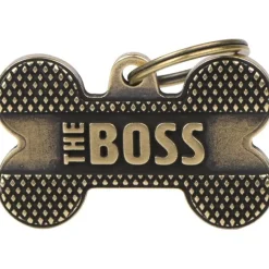 My Family Hundetegn Ben Large Boss Guld