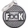 My Family Hundetegn Cirkel Lille F**k Sølv