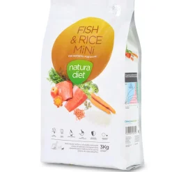 Natura Diet Super premium Hunde & kattefoder Natura Diet Fisk og Ris Mini Hundefoder 3 kg - Hypoallergenisk
