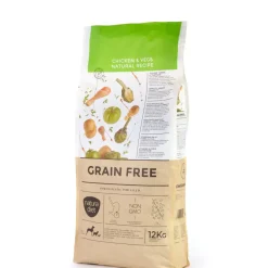 Natura Diet Super premium Hunde & kattefoder Natura Diet Kornfri Kylling og Grøntsager 12 kg - naturlig energi til voksne hunde