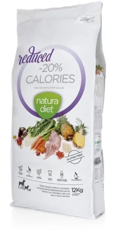 Natura Diet Super premium Hunde & kattefoder Natura Diet Reduced -20% kalorier hundefoder 12 kg - tørfoder til vægttab hos hunde