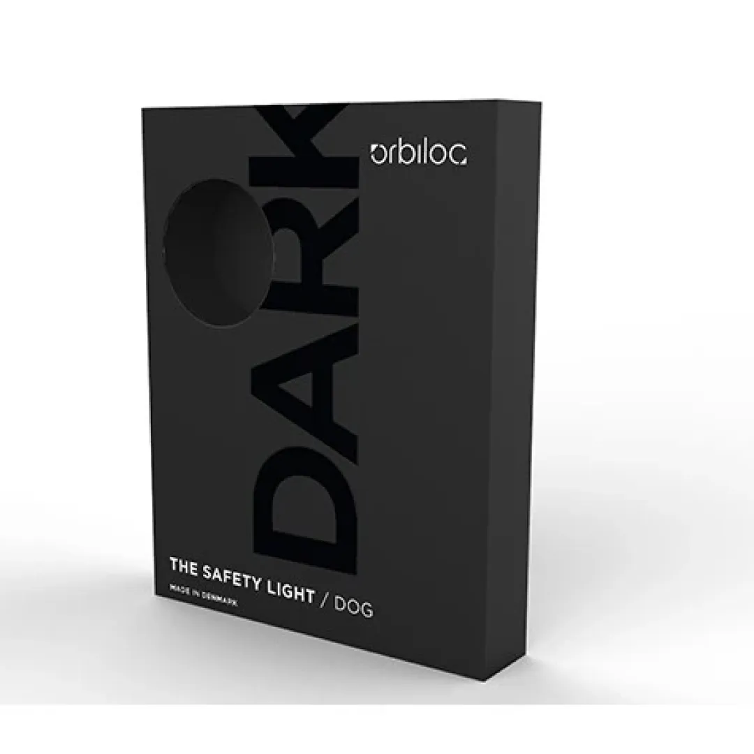 Orbiloc hundelygte Dark Sort
