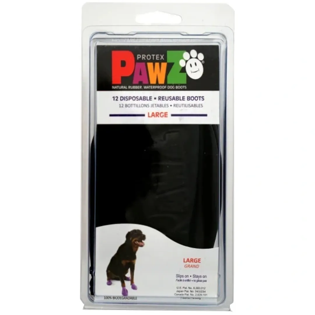 MiniZoo Pawz hundesko Large 10,2 cm sort