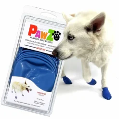 Pawz Hundesko Medium 7,6 cm blå