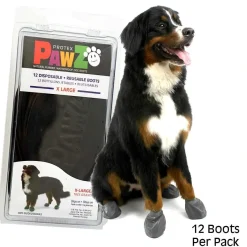 Pawz Hundesko X-large 12,7 cm sort