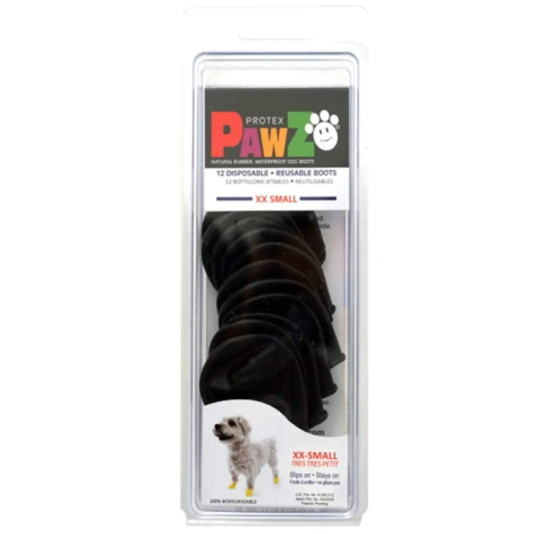 Pawz Hundesko XX-Small 3,8 cm sort