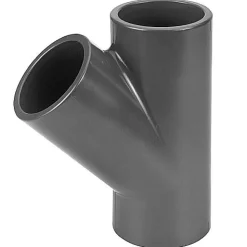 PVC grenrør 45 grader 63 mm