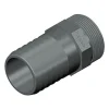 PVC slangestuds 20 mm med gevind 1/2 tomme