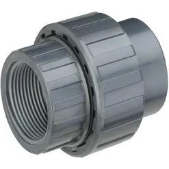 Deltec PVC Union med gevind 3/4 tomme i den ene ende 25 mm