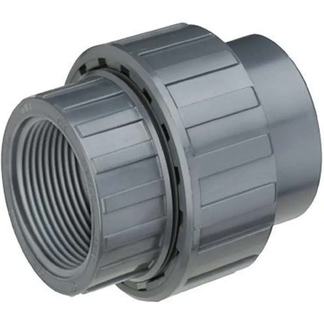 Deltec PVC Union med gevind 3/4 tomme i den ene ende 25 mm