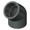PVC vinkel 45 grader 90 mm.