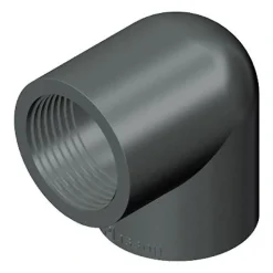 PVC vinkel 90 grader 1 tomme (gevind) 32 mm.