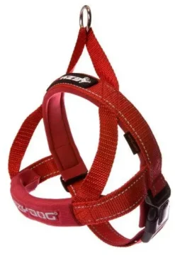 Ezydog QuickFit sele rød XXS - let og tryg sele til meget små hunde