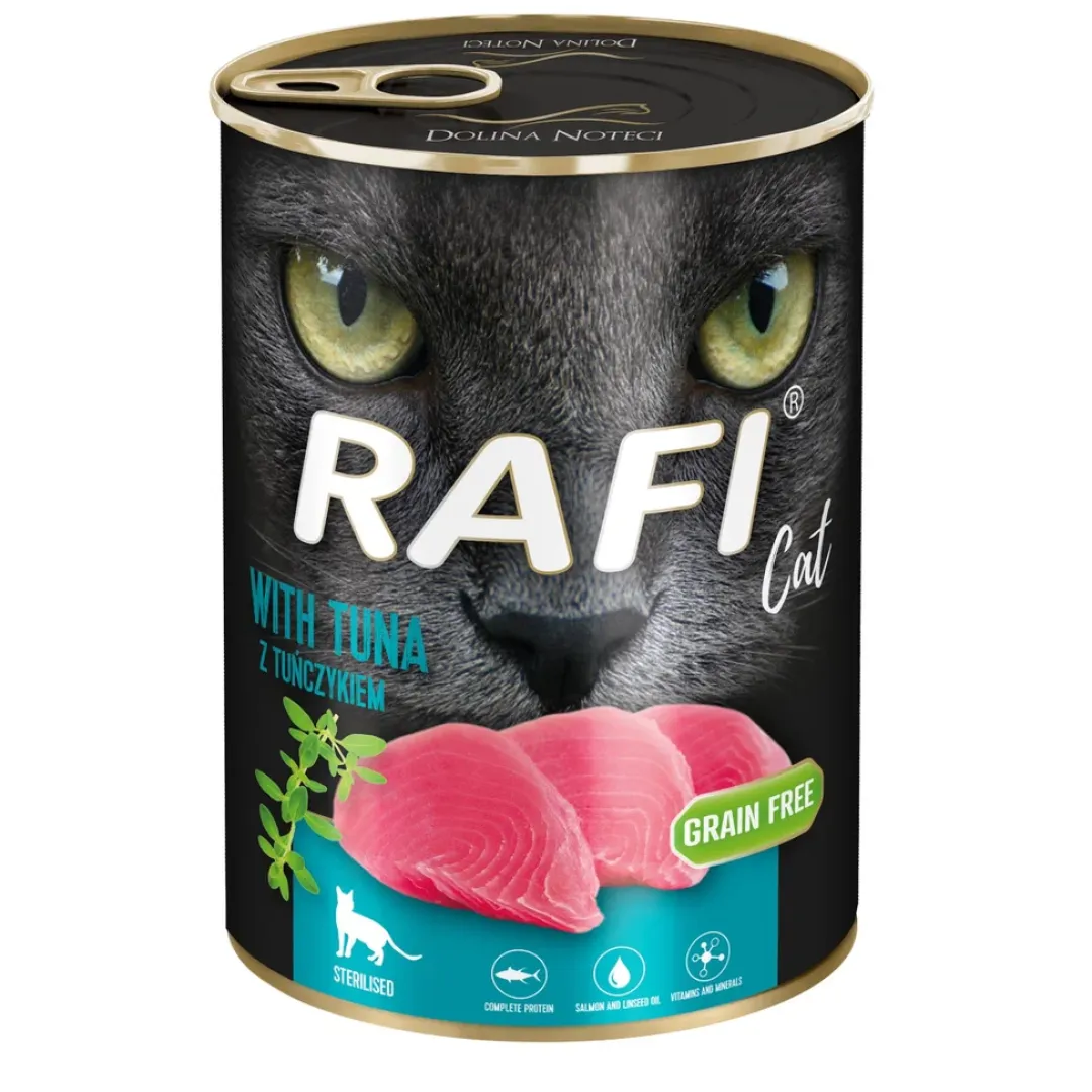 Dolina Noteci - RAFI vådmad RAFI Vådfoder til Katte Paté med Tun 400 g.