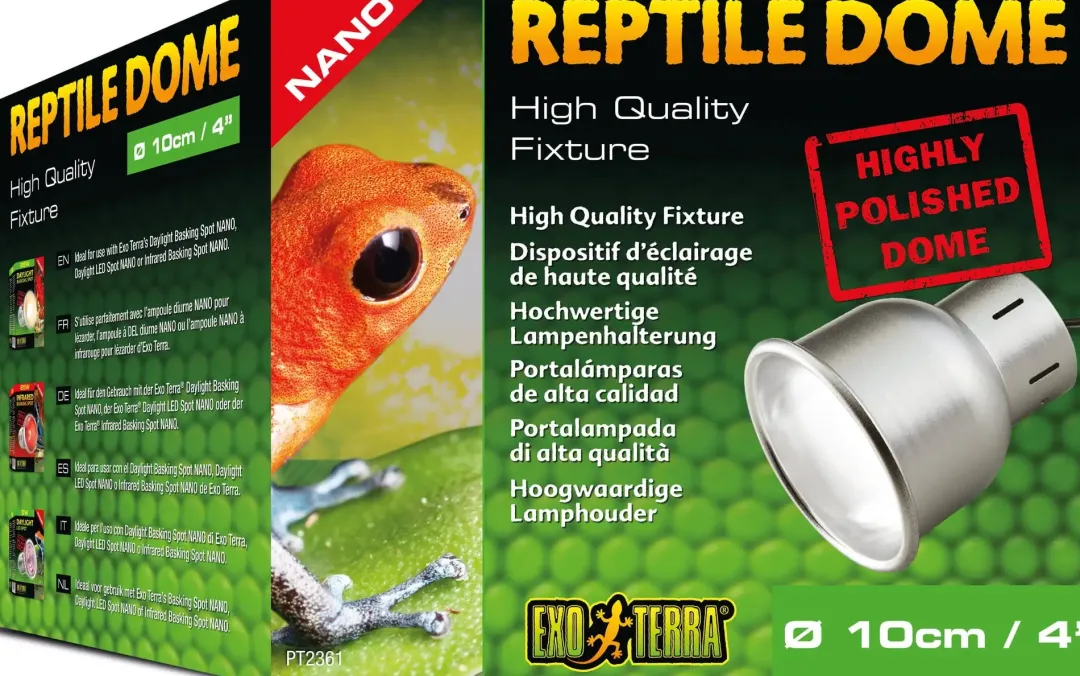 ExoTerra Reptile Nano Dome Reflector Lampe til Spot