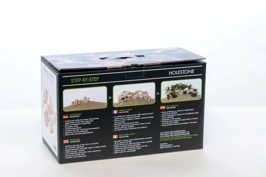 Dekoration til Akvarier og Terrarier Rock-Box Minilandskab til 60 Liter Seiryu Rock