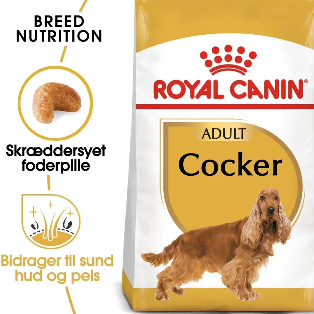 Royal Canin Hundefoder Royal Canin Cocker Spaniel Adult 3 kg - tørfoder til voksne hunde