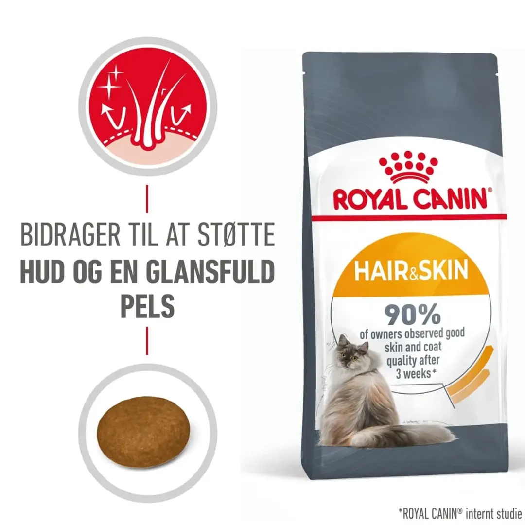 Royal Canin Kattefoder Royal Canin Hair and Skin 2 kg