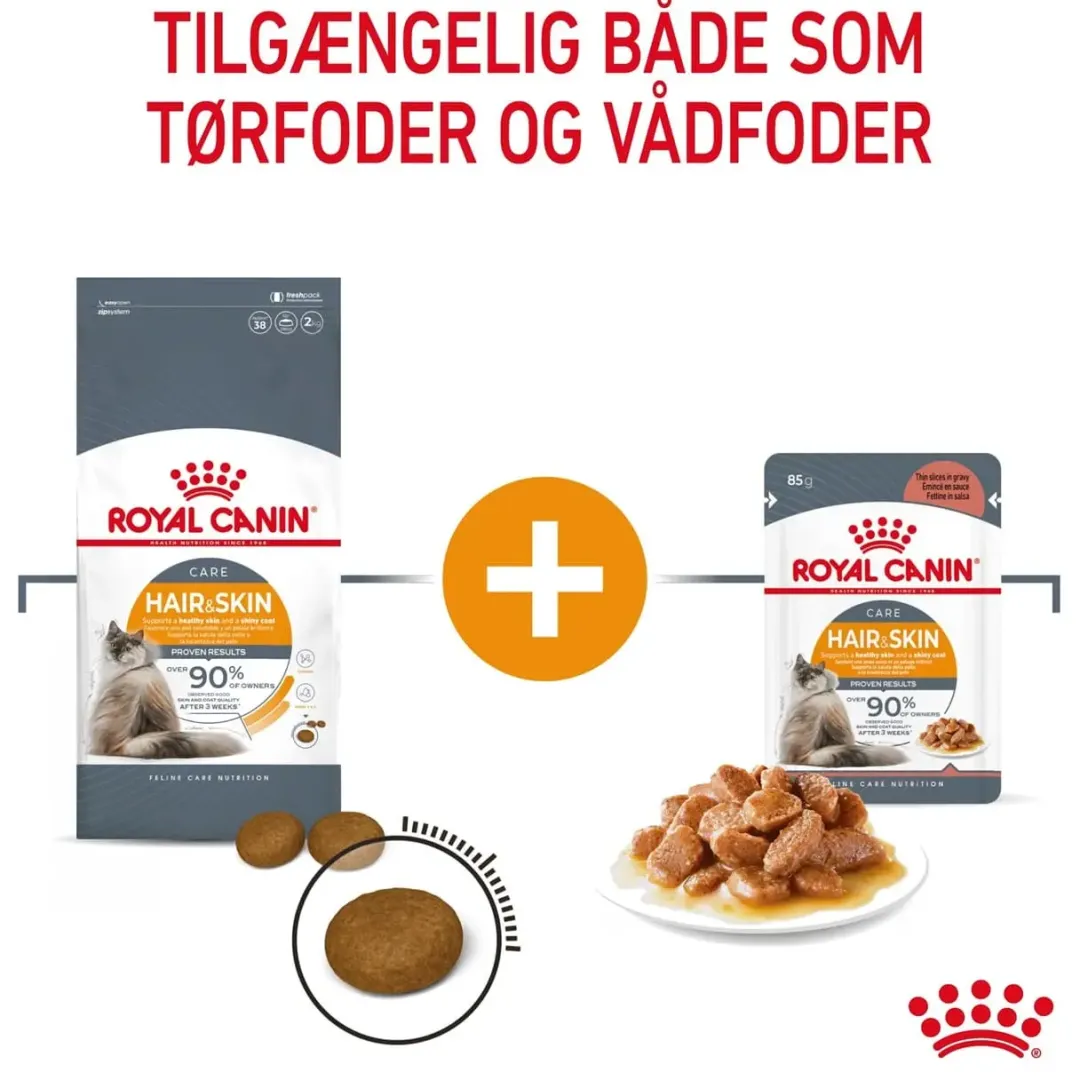 Royal Canin Kattefoder Royal Canin Hair and Skin 2 kg