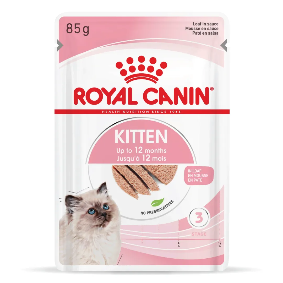 Royal Canin Kattefoder Royal Canin Kitten Loaf vådfoder 85 g