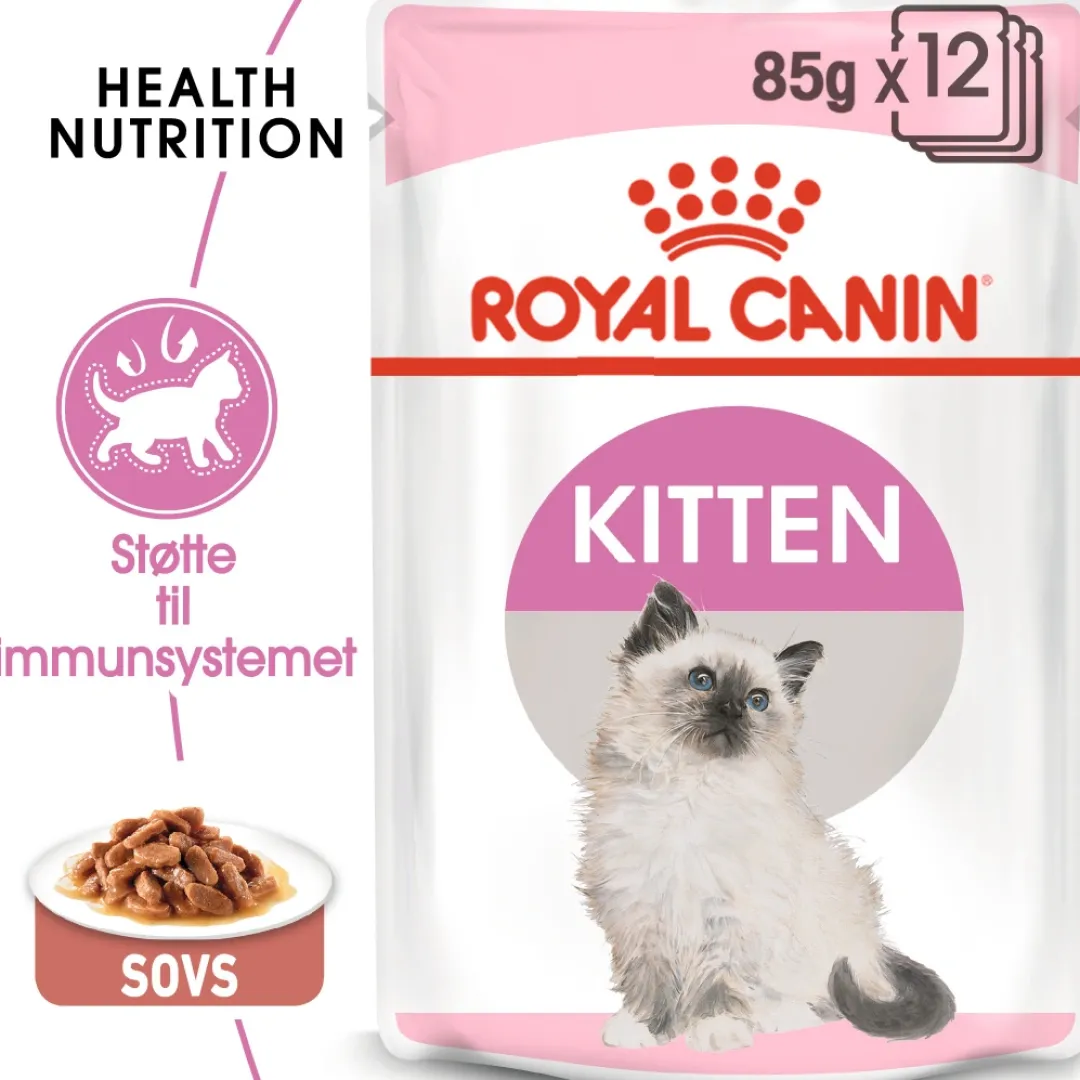 Royal Canin Kattefoder Royal Canin Kitten Sovs - vådfoder 85 g