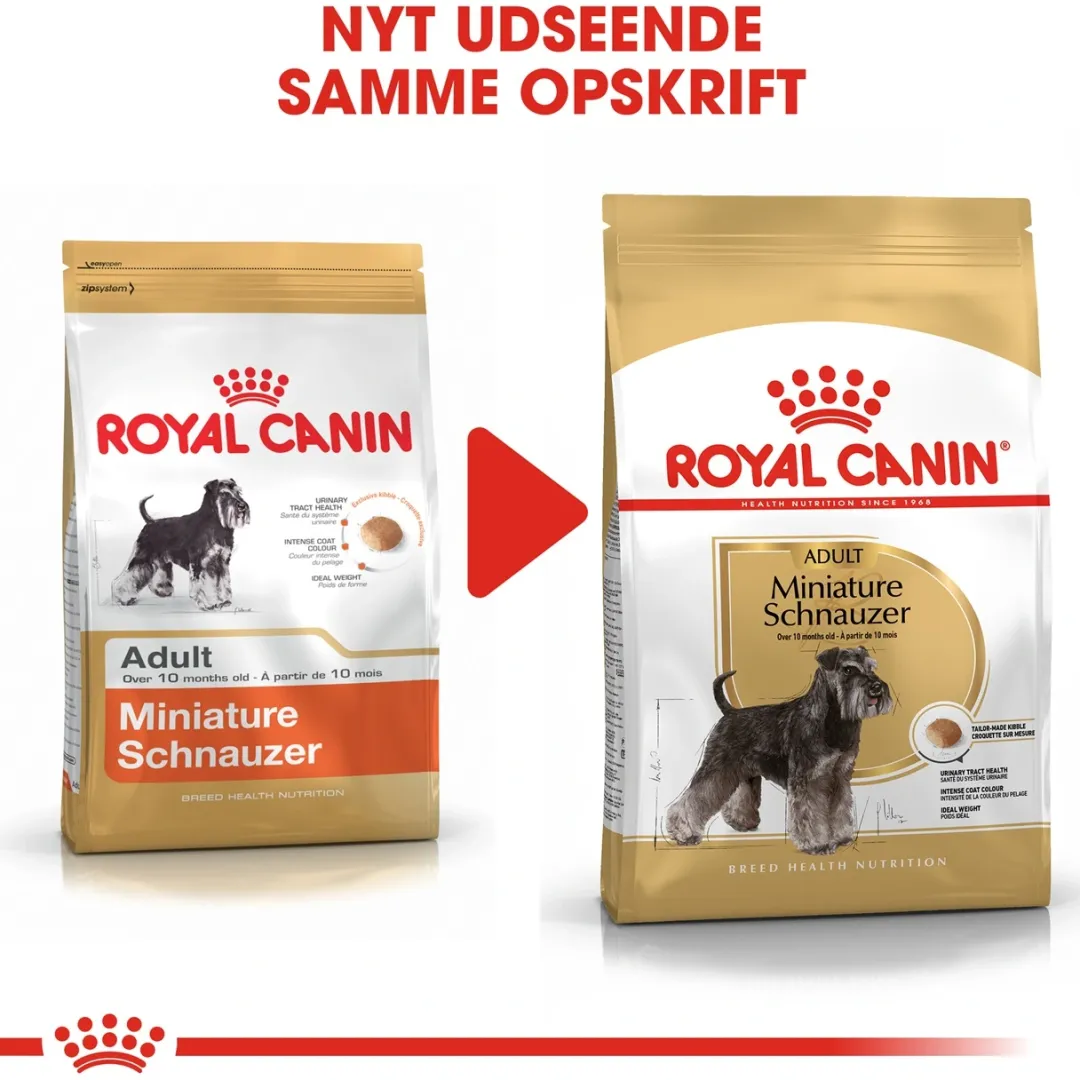 Royal Canin Hundefoder Royal Canin Miniature Schnauzer Adult 3 kg - tørfoder til små hunde