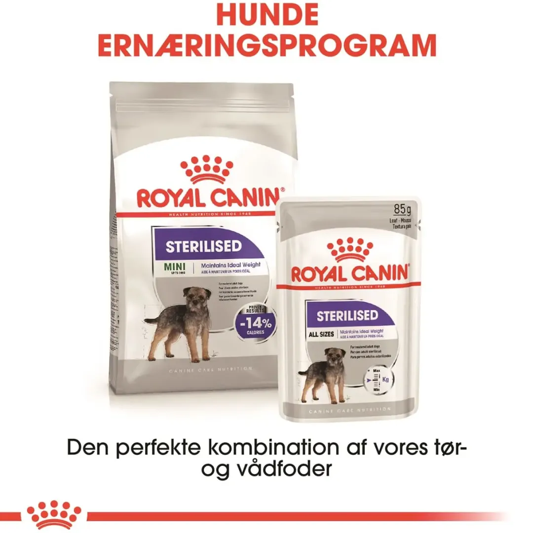 Royal Canin Hundefoder Royal Canin Mini Sterilised Adult 3 kg - hundefoder til små steriliserede hunde