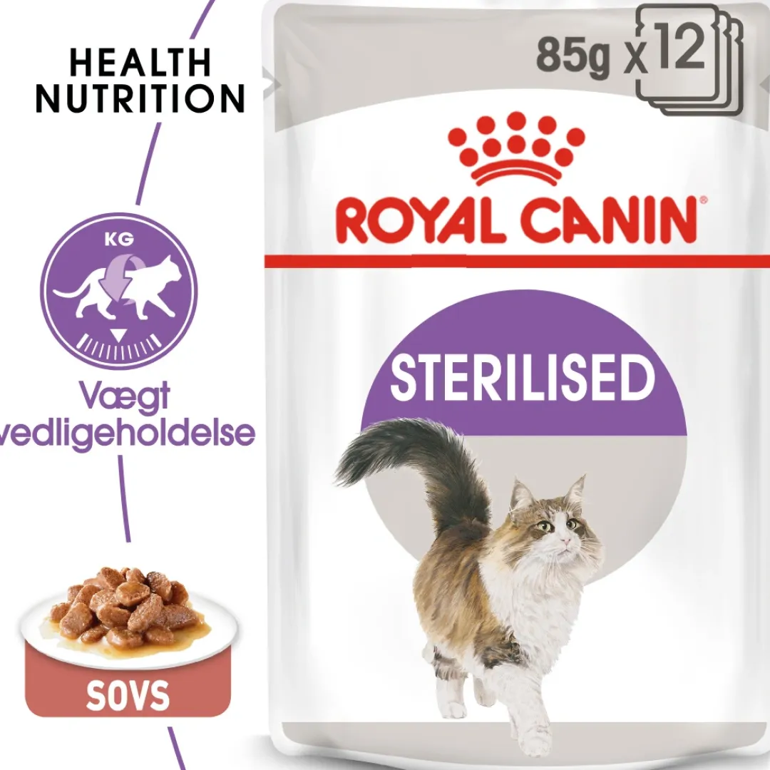 Royal Canin Kattefoder Royal Canin Sterilised Sovs - vådfoder 85 g