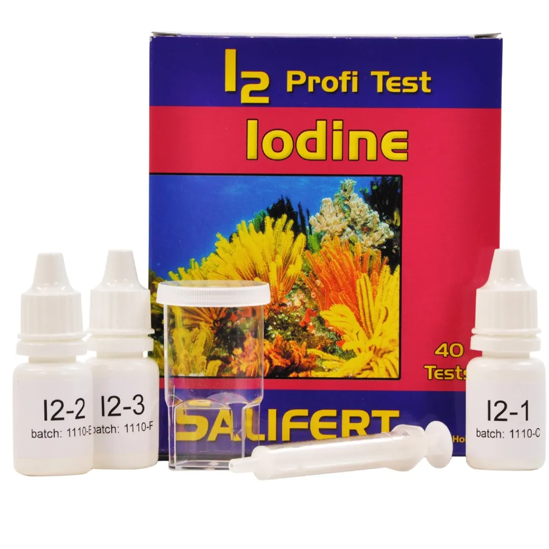 Salifert - Creating the right environment Salifert Jod Test I2