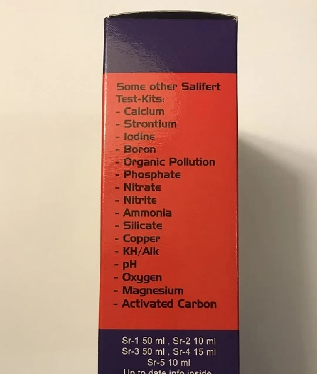 Salifert - Creating the right environment Salifert Strontium Test SR