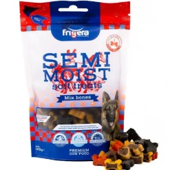 Frigera Semi-Moist Soft Mix Bones 165 g - bløde hundesnacks