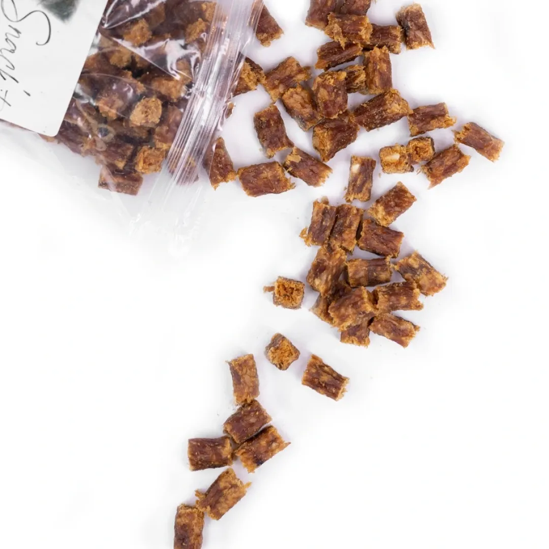 Snackit Kvalitetssnacks til hunde Snackit Bløde Kanin terninger 100 g - kornfri hundesnacks