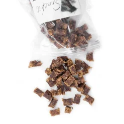Snackit Kvalitetssnacks til hunde Snackit Bløde Rådyr terninger 100 g - naturlige hundesnacks