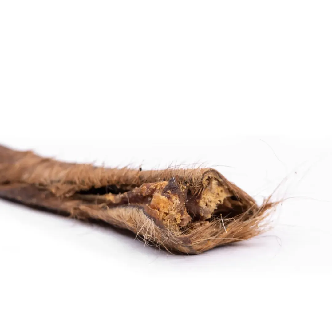 Snackit Kvalitetssnacks til hunde Snackit Hestehud med Pels 200 g - Naturlig tyggesnack til hunde